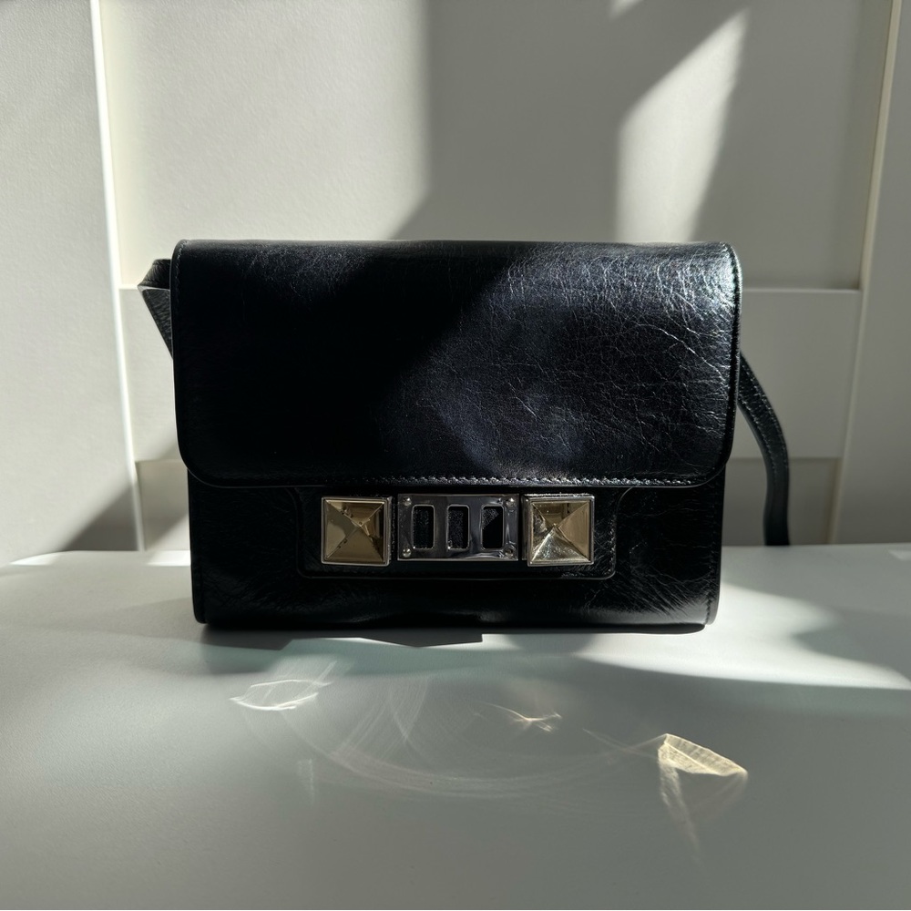 Proenza Schouler PS11 Mini Classic bag in Black